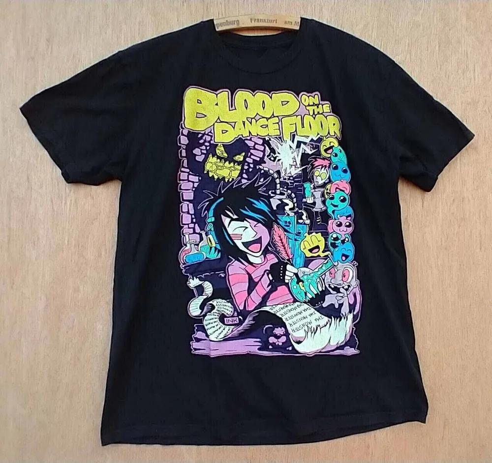 Unisex Short Sleeve Crew Neck Cotton T Shirt Blood On The Dance Floor Edm Band XXL