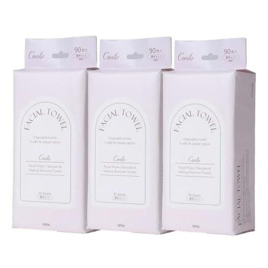 Cleansing Towels 90 Pieces Set 3 Facial Disposable Face Wash Large Size 2020cm Absorbency