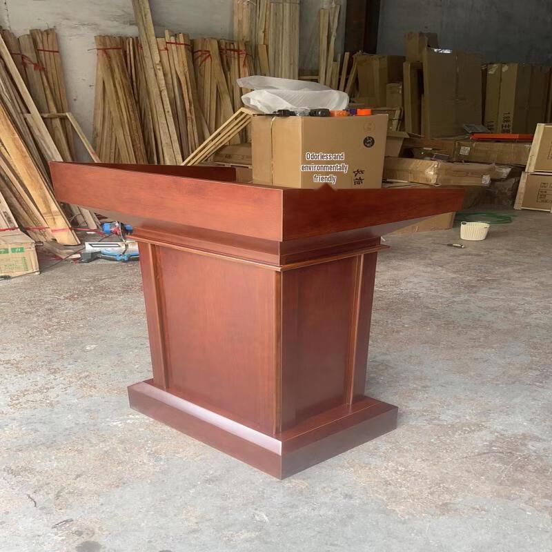 Walnut Multi-layer Solid Wood Podium