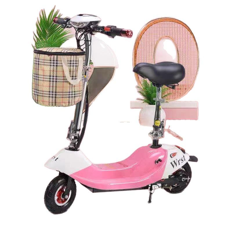 Little Dolphin Folding Electric Scooter: Two-Wheel Lithium Battery Commuter Bike for Teens
