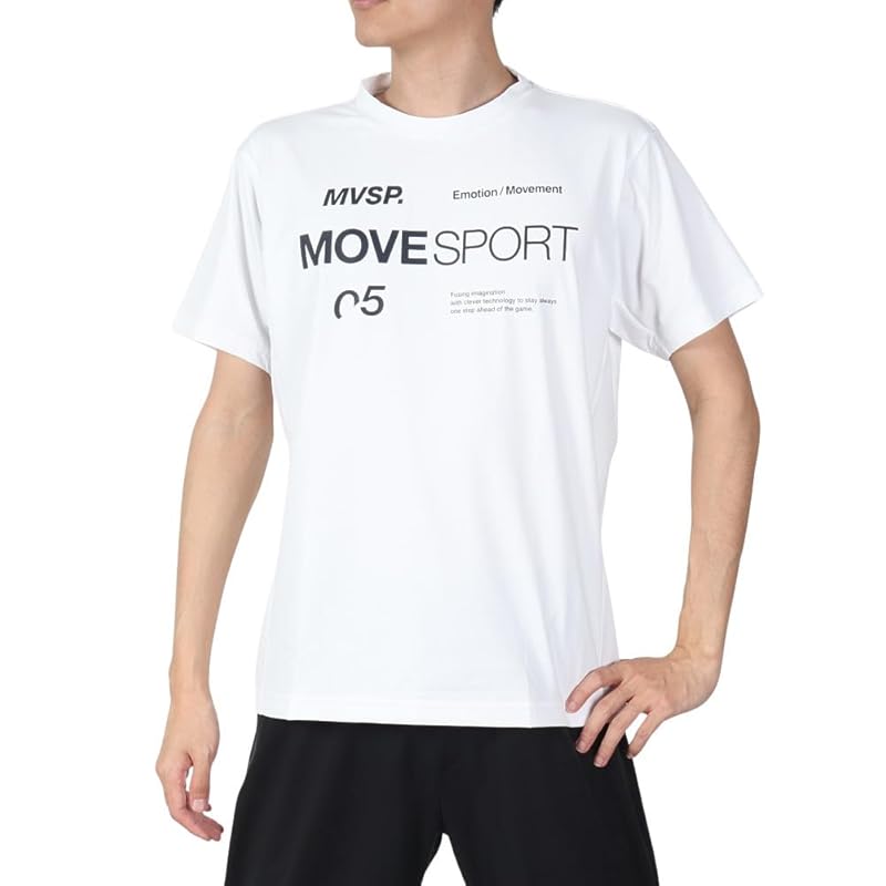 

[Move Sports] Descente T-shirt short sleeve SUNSCREEN authentic logo short sleeve shirt stretch Sweat absorbent and quick drying UV cut (UPF50+)