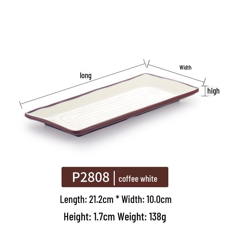 Kaibaiya Melamine Rectangular Sushi & BBQ Tray
