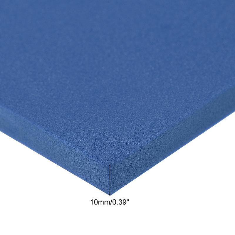 4 Stück 3/5/7/10mm Blaue EVA-Schaumstoffplatten Schwammschaum 10x10 Zoll Bastel-EVA-Platten DIY Handgefertigtes Modellbau-Material