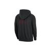 Nike NBA Miami Heat Courtside Fleece Loose Fit Hoodie Black Heather/Tough Red Men Streetwear DR9309-032