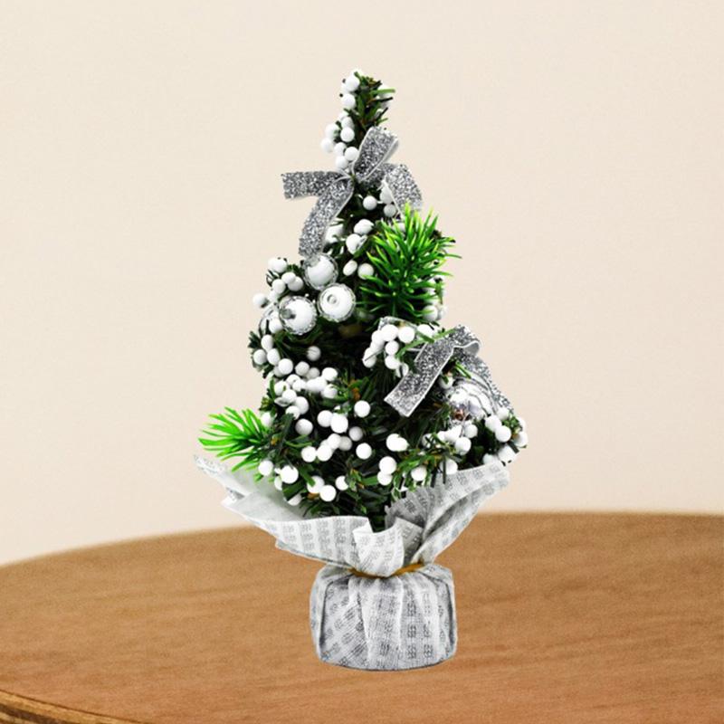 20cm Mini Christmas Decorative Trees Christmas Tabletop Tree Decoration 2025 Christmas Ornaments Xmas Navidad Gift