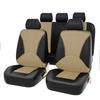 All-Season Universal 9-Piece PU Leather Car Seat Cover