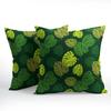 PAKAZA Cushion Covers, Tropical Monstera with Vibrant Leaf Floral Design, Botanical, Forest, Naturalist, Gardener, 45x45cm, Set of 2, Elegant,