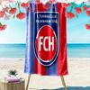 Dynamic Crest Elegance Print Beach Towel, Quick Drying, Suitable for Travel, Outdoor Sports, Jogging, the Beach and Swimming, Gift