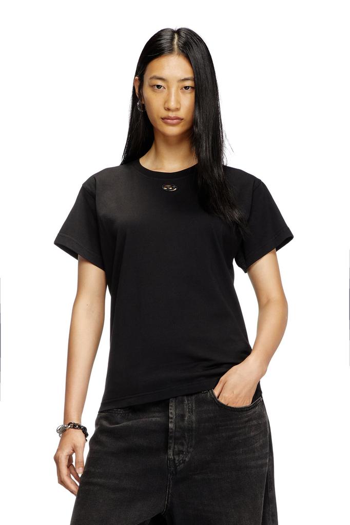 Diesel A177360NIAX L Black 9XX Women's T-Shirt T-MAREY