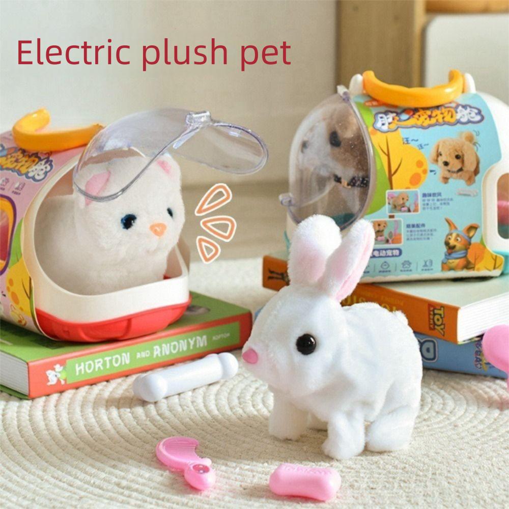 Interactive Simulated Puppy Walking Walking Dog Toy Fashion Robot Puppy  Chilren