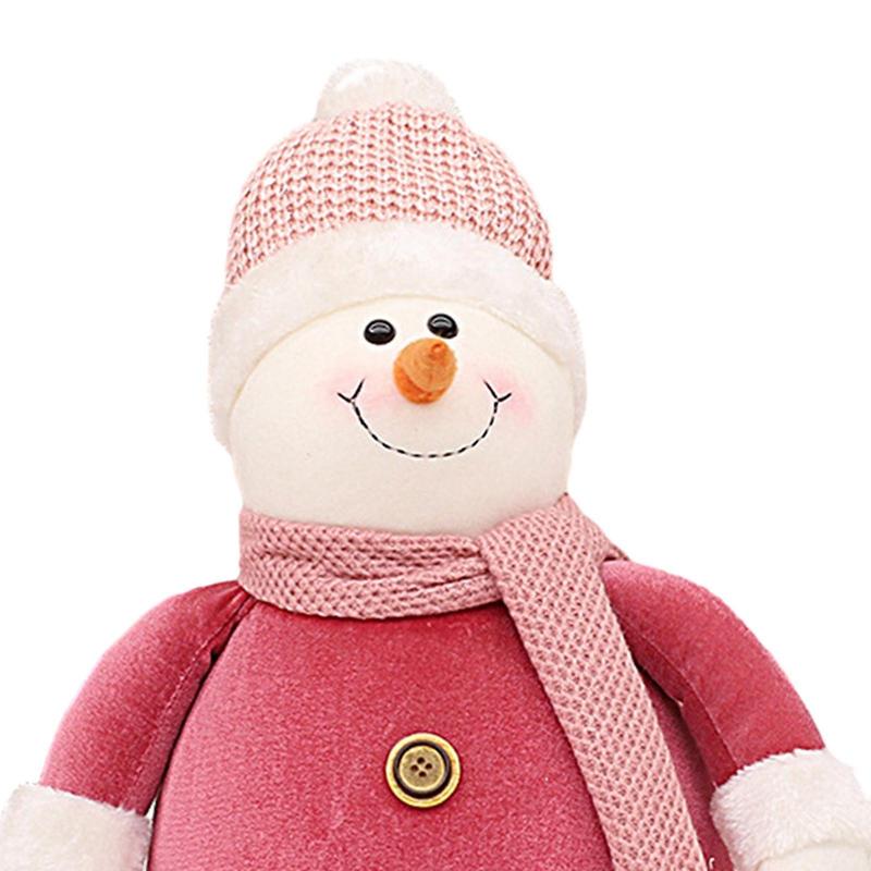 Christmas Tabletop Decoration Snowman Doll Cute for Centerpiece Home Kitchen 