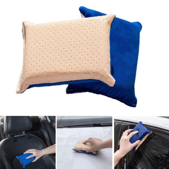 jijijing Car Sponge, Heavy Duty Wash High Density Double Sided Sponge for Interior Glass Cleaning