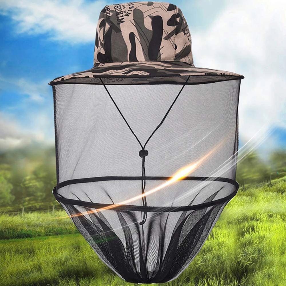 Caps Camouflage Hats Sunscreen Cap Sun Hats Mosquito Hat Fishing Caps Beekeeping Caps Net Mesh Hats