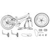 Kids  Bicycle 16 Inch for Ages 4 6 Green & Black