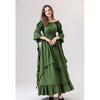 Womens Vintage Medieval Princess Costume Halloween Party Theater Performance Cosplay Outfit
