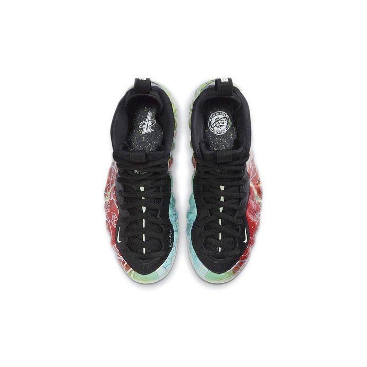 Nike Foamposite One Beijing Cushioning Slip Resistant Abrasion Resistant Mid Top Basketball Shoes Unisex CW6769-930