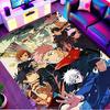 Jujutsu Kaisen Print Rug, Washable Floor Carpet, For Entryway Dorm Laundry Room Office Study, Home Decor Birthday Christmas Gift