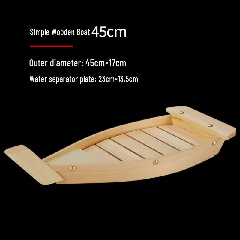 Japanese Style Sushi Sashimi Serving Boat