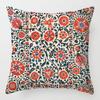 Bohemian ethnic style throw pillow retro printing sofa bed home decoration cushion short velvet pillow