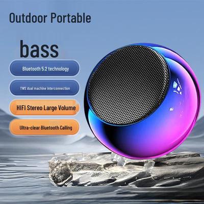 Portable Bluetooth Speaker - High-Quality HIFI Stereo Sound, Mini, Wireless, Internet Favorite, Ideal for Students (Model XCM4)