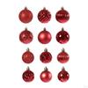 48 Pieces Christmas Balls Pendant Shatterproof for Party Wedding Decor