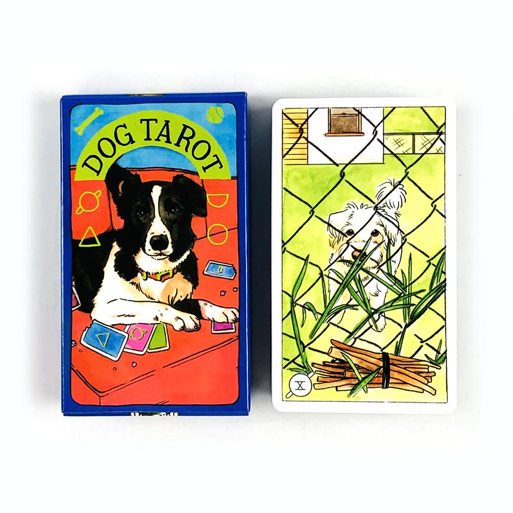 New Dog Tarot Deck A 78 Pcs Exquisite Cards Mystical Artwork, Durable & Portable, Perfect For Spiritual Guidance & Collectors