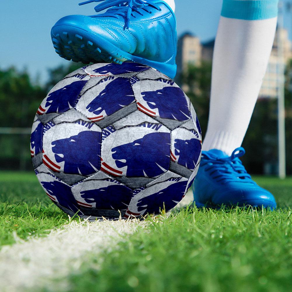 FC Copenhagen football club Indoor Size 5 Soccer Ball Colorful Machine Stitched PVC Competition Ready Durable High-Bounce