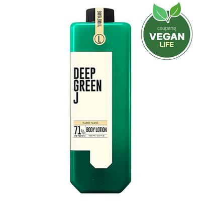 J.Sup Deep Green J Aroma Vegane Körperlotion Ylang Ylang Duft, 1 l, 1 Stück