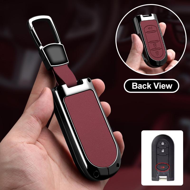 Metal Car Key Case Cover Shell Fob For Toyota Roomy Tank Passo Roomie For Daihatsu La600S La610S La150S Canvas Tanto Move