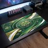 Celtic FC Theme Pattern Mouse Pad, Soccer Logo Design XXL Gaming Desk Mat Non-Slip Computer Mouse Pad