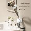 Suction Cup Wall-Mounted Hair Dryer Holder - No-Drill, Easy Storage for Bathroom