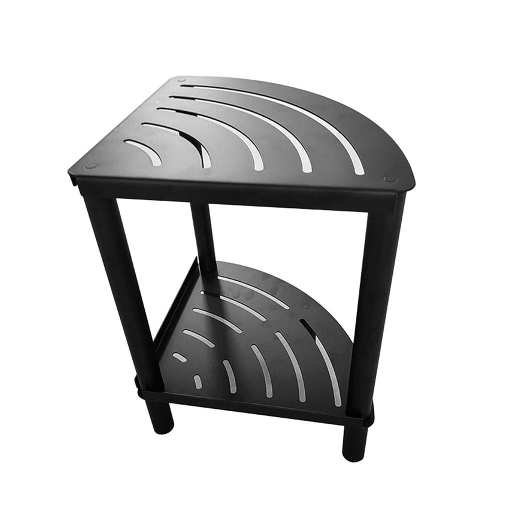 Foot Rest Shoe Stool, Multifunctional Lightweight Corner Shower Stool for Shaving Legs, Inside