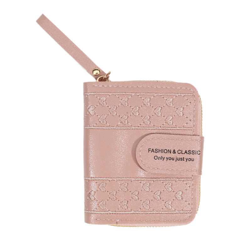 Women's Wallet Short Zipper Large Capacity Zero Wallet Versatile Handbag Card Holder