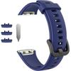 Silicone Strap for Huawei Band 6 / Honor Band 6, Navy Blue