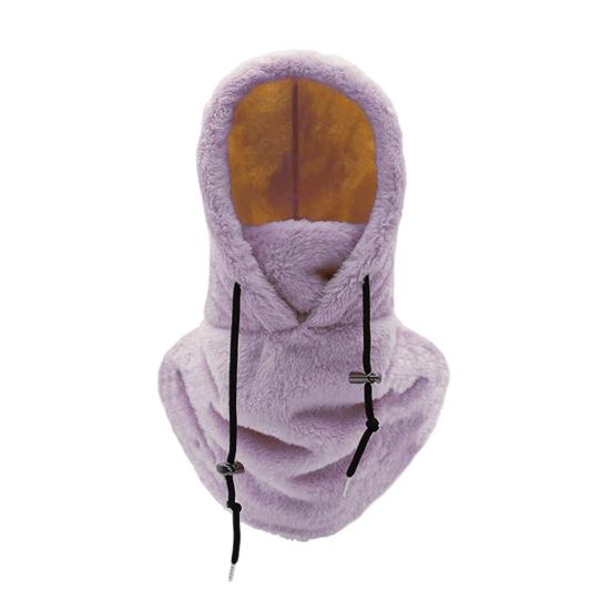 Adjustable Windproof Face Mask Balaclava Fleece Ski Mask, Winter Arctic Velvet Thermal Motorcycle Riding Neck Warmer Cover, Comfortable for