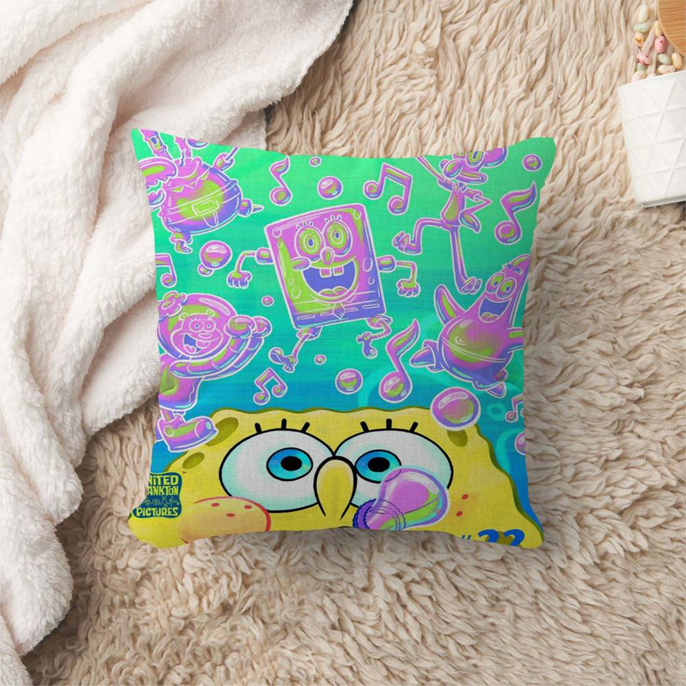 Cartoon SSpongebobs pillow cover sofa cushion cover home room decoration children gift