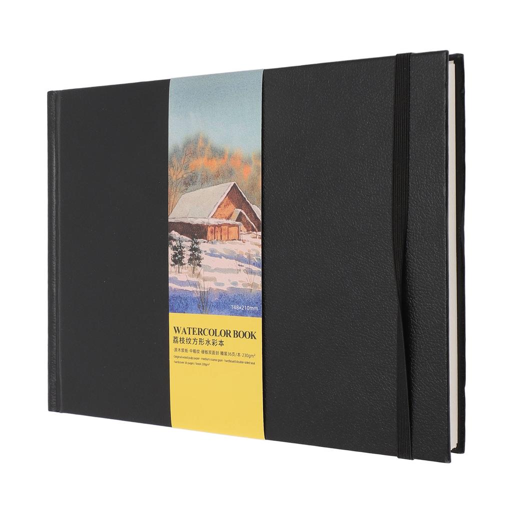 Caderno de Desenho Aquarela 230gsm Espessado 36 Folhas Caderno de Desenho de Viagem Caderno de Desenho Artístico para Estudantes Artistas