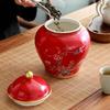 Creatieve Porseleinen Gemberpot Bloemenvaas in Oude Chinese Stijl voor Feestdecoratie