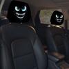 Halloween Ghostly Design Car Headrest Covers Soft Fabric Protectors For Car Interior Accessories Machine Washable 1 Pair