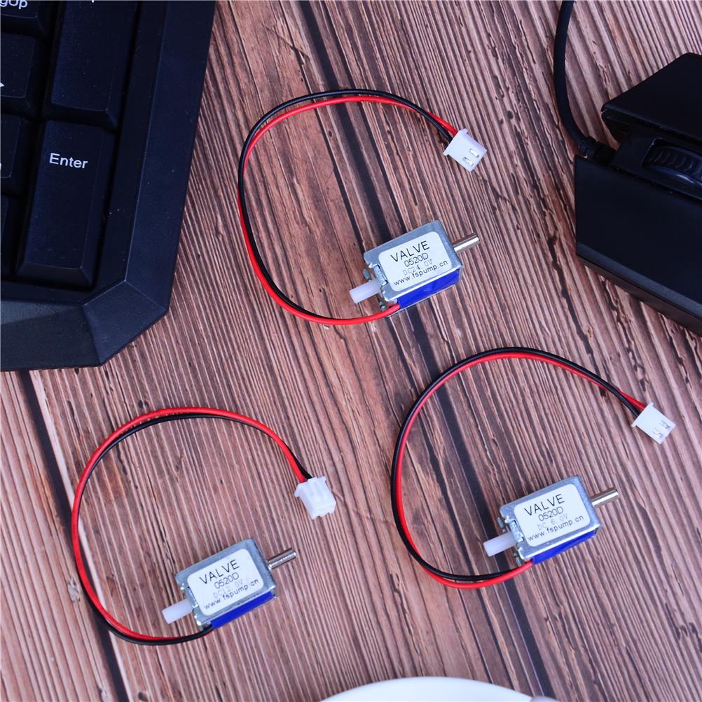 DC 6/12/24V Elektrický solenoidový ventil N/C Normálně zavřený Mini Pro plynový vzduchový ventil