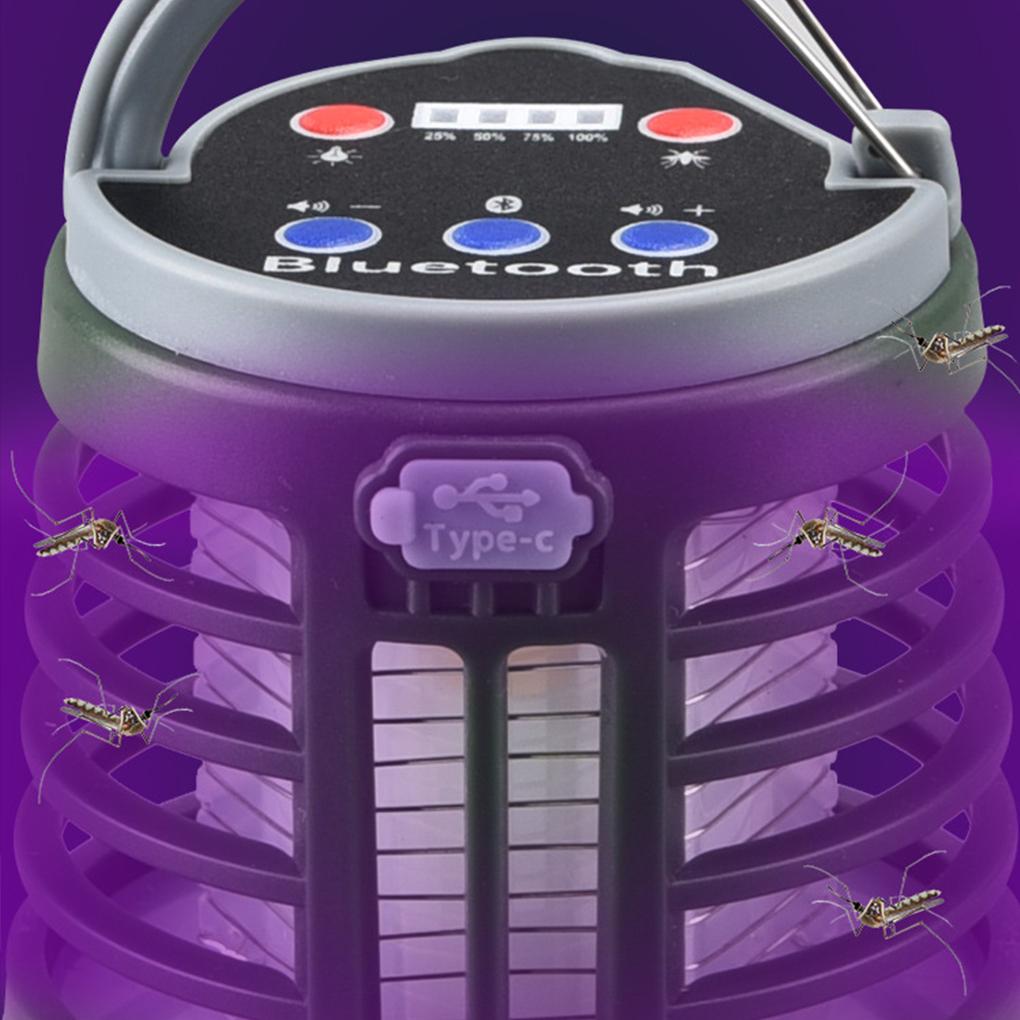 Portable USB Fly Trap Mosquito Trap Strong Brightness LED Beads Rechargeable/USB Non-toxic Odorless