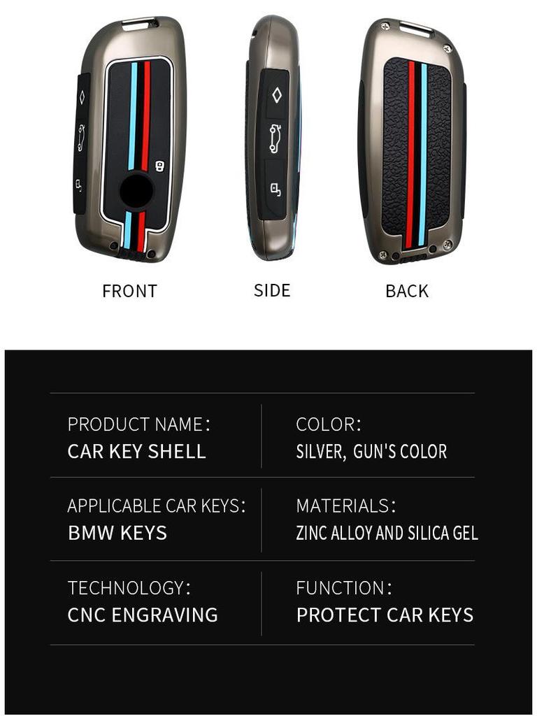 Protective Key Shell for 2024 BMW X5, 2023 7 Series, X6, X7, X1