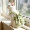 1PC  Dog Cat Dress Spring/Summer Strap Dress Daisy Princess Style Teddy Pomeranian Puppy Small Dog