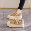 Thick-soled Fluffy Cotton Shoes Winter  New Velvet Warm Velcro Casual Bread Snow Boots