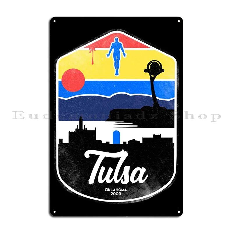 Tulsa Metal Sign Designer Wall Decor Wall Custom Cinema Party Tin Sign Poster 20X30CM