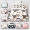 Cartoon Animal Cat Duvet Cover 3D Large Print Double Size Quilt Cover Bedding Set Single Set