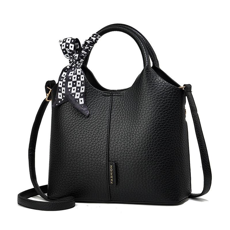 Bow Ribbon Solid Color Single Shoulder Crossbody Bag Handbag Women Fashion Gift