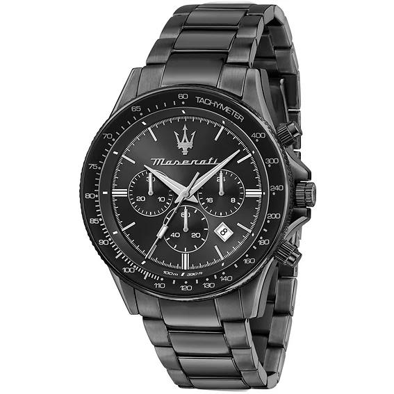 Maserati Sfida Edizione Limitata Cronografo Quadrante Grigio Quarzo R8873640016 100M Orologio da Uomo