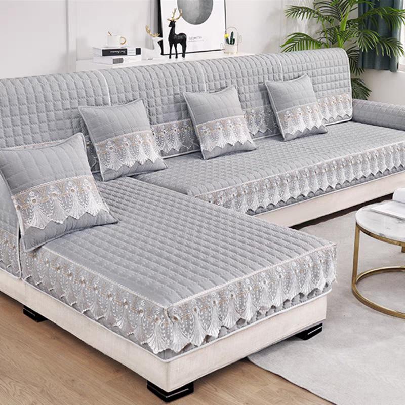 Non-Pilling Non-Slip Sofa Cushion Universal In All Seasons, Modern Simple Combination Set, Living Room Cover Cloth Towel  Can Be Labeled