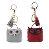1 PZ Forma di Gufo Portachiavi Contenitore Accessori Borsa Ornamenti Borsa Ciondoli Borsa Portachiavi Squisito Multicolore
